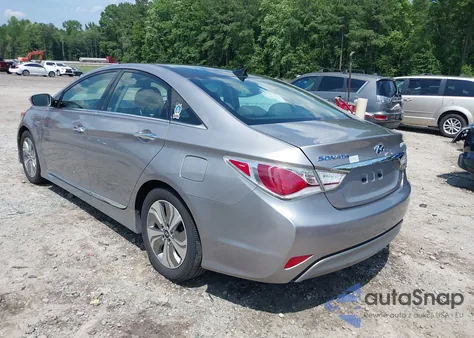 2014 Hyundai Sonata Hybrid Limited z USA, uszkodzony, nr VIN KMHEC4A49EA105218